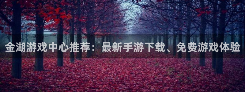 星欧娱乐直属：金湖游戏中心推荐：最新手游下载、免费游戏体验