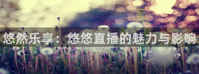 黑白直播体育nba直播在线看：悠然乐享：悠悠直播的魅力与影响
