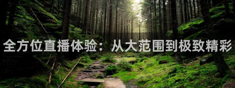 黑白体育直播jrs：全方位直播体验：从大范围到极致精彩
